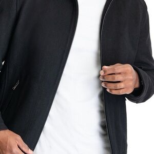 Michael Kors Men's Black Zip-Up Jacket New no tags size L